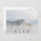 雲に囲まれた血の出た城 ポストカード (正面/裏面)