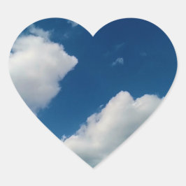 雲に柔らかい ハートシール