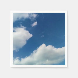 雲に柔らかさ スタンダードカクテルナプキン