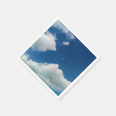 雲に柔らかさ スタンダードカクテルナプキン (角)