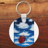 雲に浮かぶ少女 キーホルダー (正面)