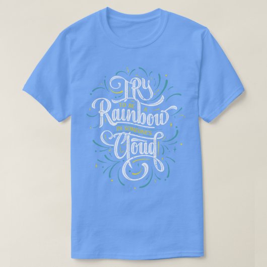 雲に浮かぶ Tシャツ (デザイン正面)