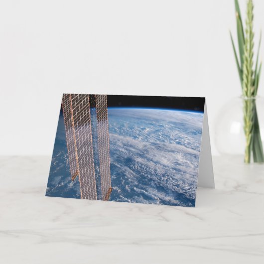 雲に覆われたタスマンとサンゴの海。 カード (正面)