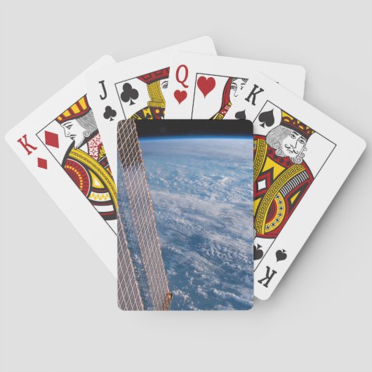 雲に覆われたタスマンとサンゴの海。 トランプ (裏面)