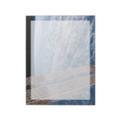 雲に覆われたタスマンとサンゴの海。 ノートパッド (回転)