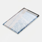 雲に覆われたタスマンとサンゴの海。 ポストイット (アングル)