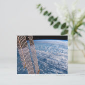 雲に覆われたタスマンとサンゴの海。 ポストカード (スタンド正面)