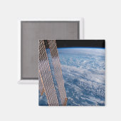 雲に覆われたタスマンとサンゴの海。 マグネット (正面/裏面)