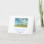 雲に触れること カード (裏面)