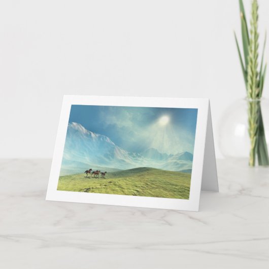 雲に触れること カード (正面)