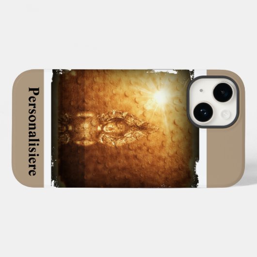 雲に隠れた仏 Case-Mate iPhoneケース (裏面 (横))