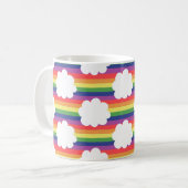 雲のある虹 コーヒーマグカップ (正面左)