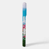 雲のある青空の下のピンクの花 – 自然 Case-Mate iPhoneケース (裏面 / 右)