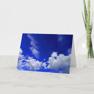 雲のある青空 サンキューカード