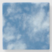 雲のある青空 ストーンコースター (正面)