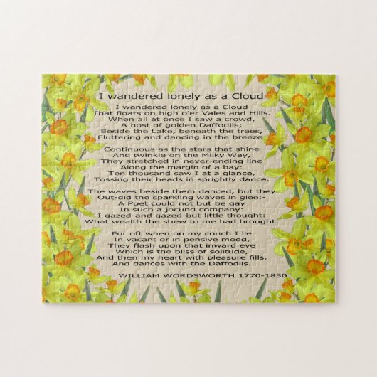 雲のように淋しい思いをした ジグソーパズル (横)