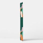 雲のカラフル虹のシームレスなパターン Case-Mate iPhoneケース (裏面 / 右)