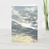 雲のカードを通る日光 カード (正面)