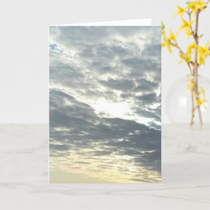 雲のカードを通る日光 カード