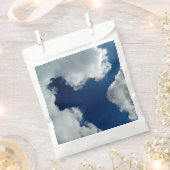 雲のカーブ フェイバーバッグ (クリップ留めされた状態)