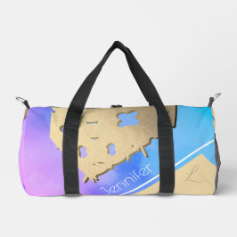 雲のキスのセレニティ：ゴールデンレース ダッフルバッグ