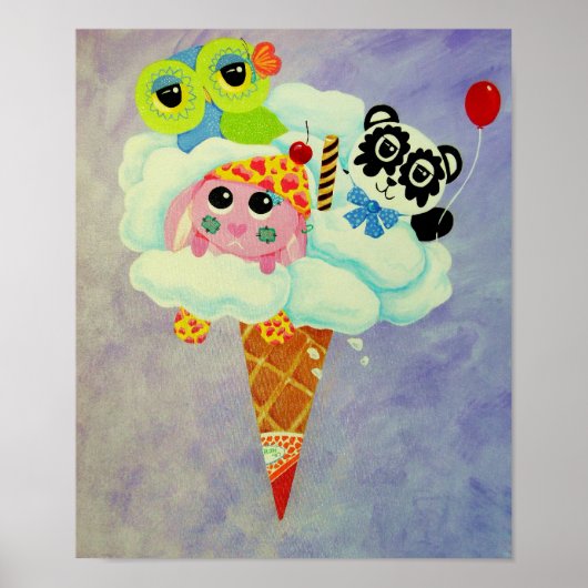 雲のクリーム ポスター (正面)