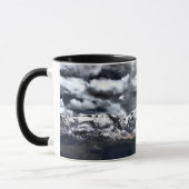 雲のコーヒー・マグの下の明快さ マグカップ (左)