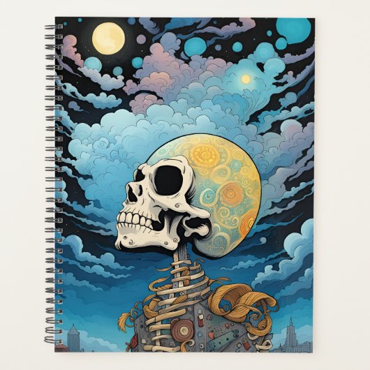 雲のスカル プランナー手帳 (正面)