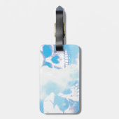 雲のスカル ラゲッジタグ (裏面縦)