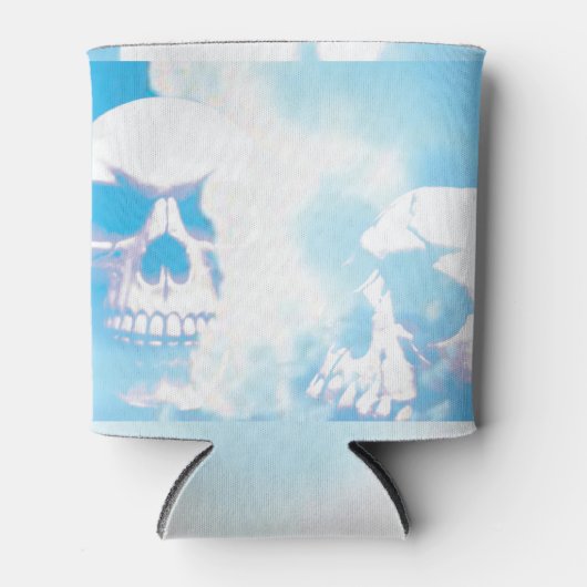 雲のスカル 缶クーラー (正面)