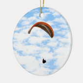 雲のパラグライダー セラミックオーナメント (左)