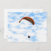 雲のパラグライダー ポストカード (正面/裏面)