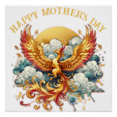 雲のフェニックス幸せな母の日 | ポスター (正面)