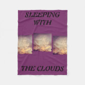 雲のフリースブランケットによって睡眠 フリースブランケット (正面)
