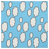 雲のプリントの生地 ファブリック (見本)