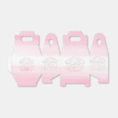 雲のベビーピンクの水の色感謝していあなたを振る フェイバーボックス (折り畳みなし)