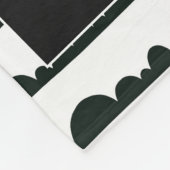 雲のベビーモダンマイルストーン毛布 フリースブランケット (角)