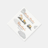 雲のベビー建築ベビーシャワー スタンダードカクテルナプキン (角)