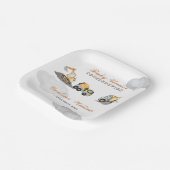 雲のベビー建築ベビーシャワー ペーパープレート (傾斜あり)