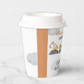 雲のベビー建築ベビーシャワー 紙コップ (右)