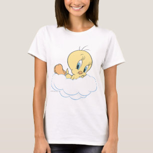 雲のポーズのツイーティ3 Tシャツ