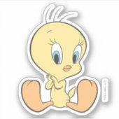 雲のポーズのTWEETTY™ シール (正面)