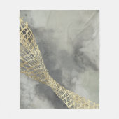 雲のマトリックス フリースブランケット (正面)