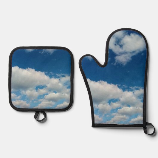 雲のレイヤ 鍋つかみ&鍋敷きセット (正面)