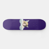 雲のヴィンテージの天使の天使 スケートボード (横)
