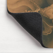 雲のヴィンテージの2つのドラゴン マウスパッド (コーナー)