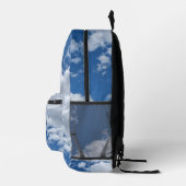 雲の三角形 プリントバックパック (右)