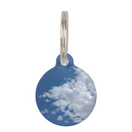 雲の三角形 ペット　ネームタグ