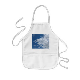 雲の三角形 子供用エプロン