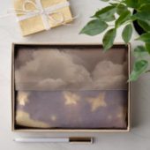 雲の上でお洒落眠っている子犬を切り離す 薄葉紙 (ギフト)